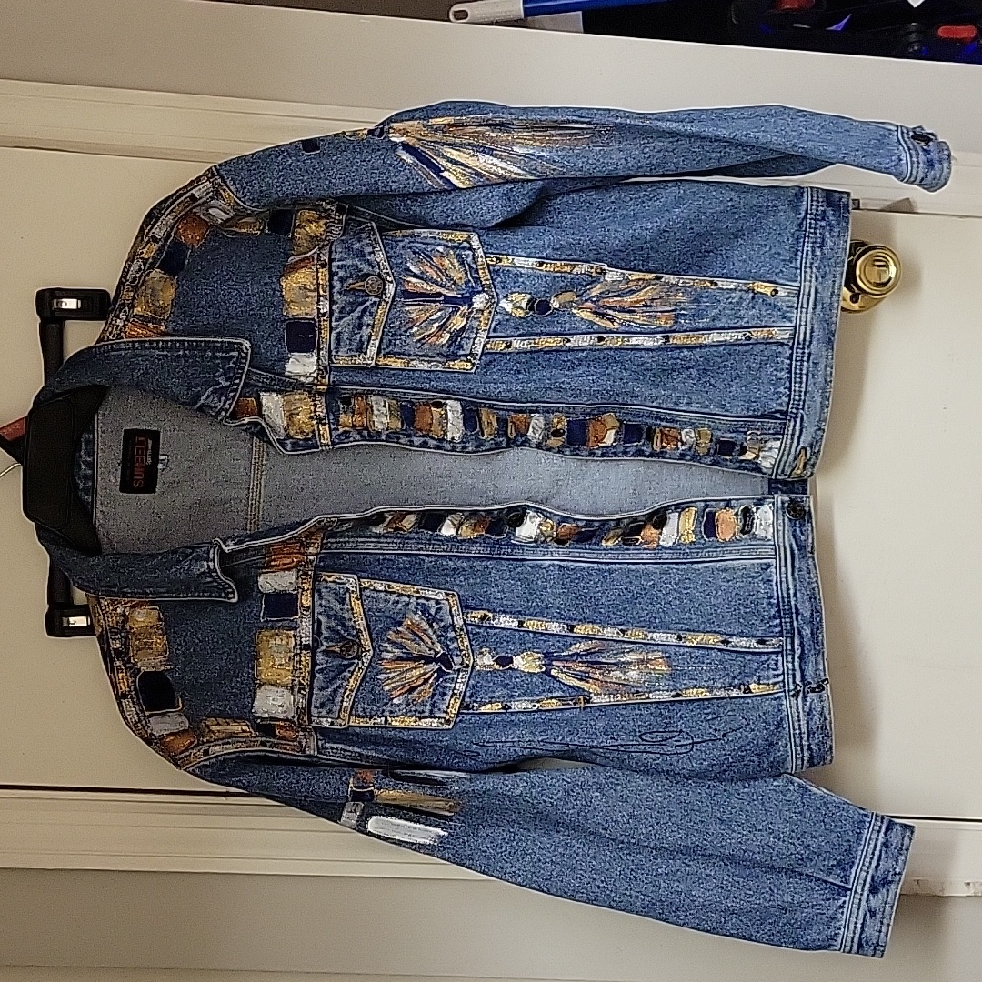 Painted Sunbelt Jean Jacket Versitile/Any Gender
